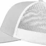 Tweekleurige Retro Truckerpet, silver / white — productfoto 92
