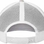 Tweekleurige Retro Truckerpet, silver / white — productfoto 96
