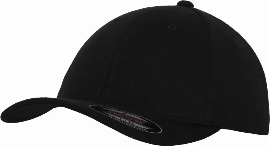 6-panel Jersey pet, black — productfoto 4