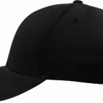 Klassieke afgeronde Snapbackpet, black — productfoto 2