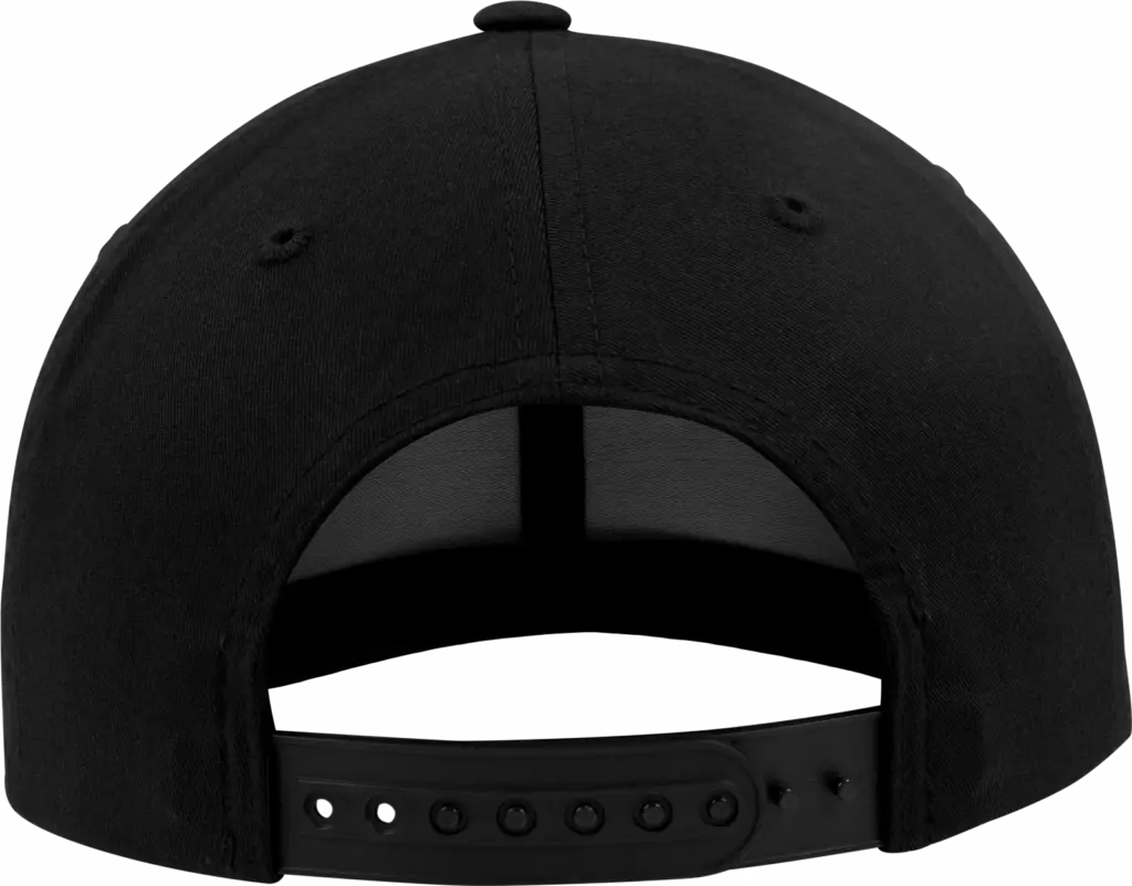Klassieke afgeronde Snapbackpet, black — productfoto 4
