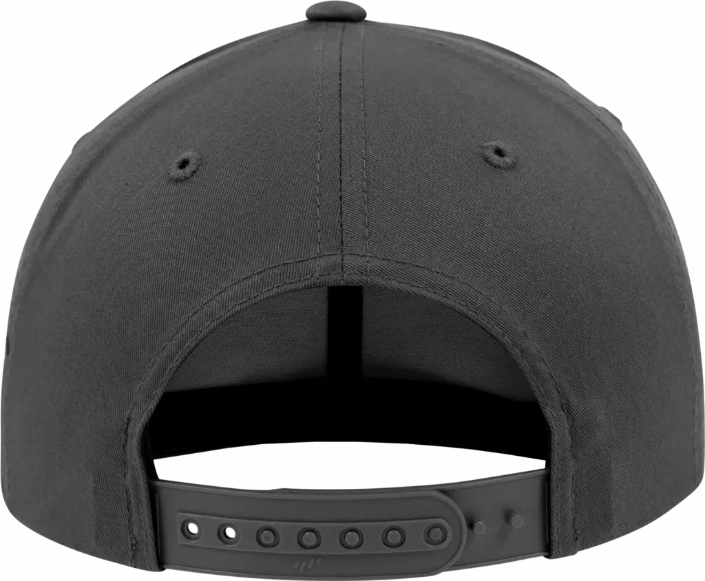 Klassieke afgeronde Snapbackpet, charcoal — productfoto 9