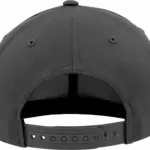 Klassieke afgeronde Snapbackpet, charcoal — productfoto 9