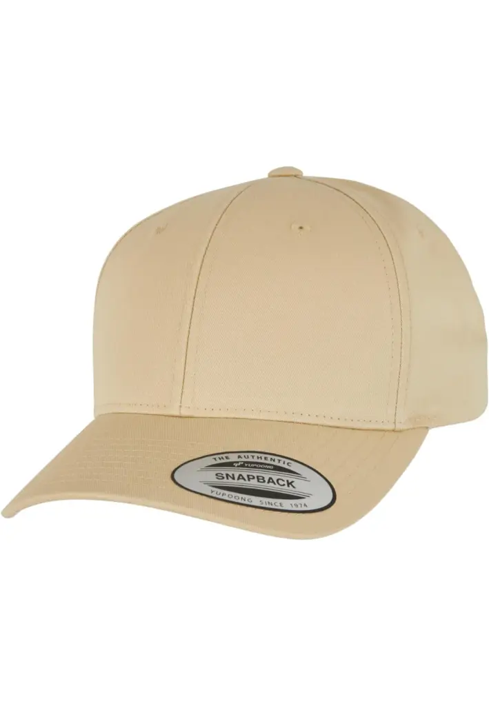 Klassieke afgeronde Snapbackpet, gold — productfoto 23