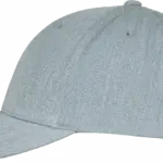 Klassieke afgeronde Snapbackpet, heather grey — productfoto 26