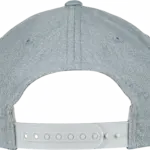 Klassieke afgeronde Snapbackpet, heather grey — productfoto 28
