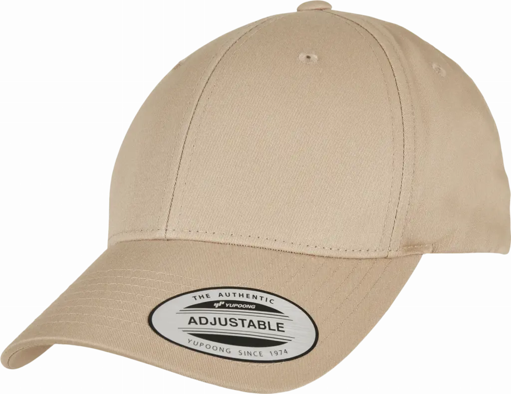 Klassieke afgeronde Snapbackpet, khaki — productfoto 30