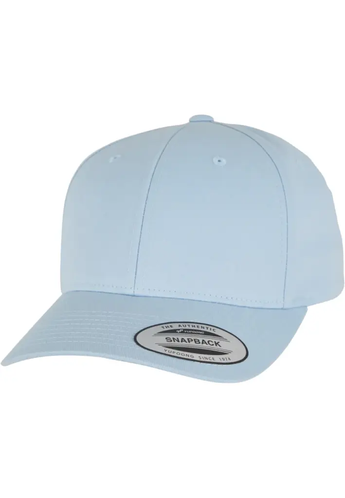 Klassieke afgeronde Snapbackpet, light blue — productfoto 33