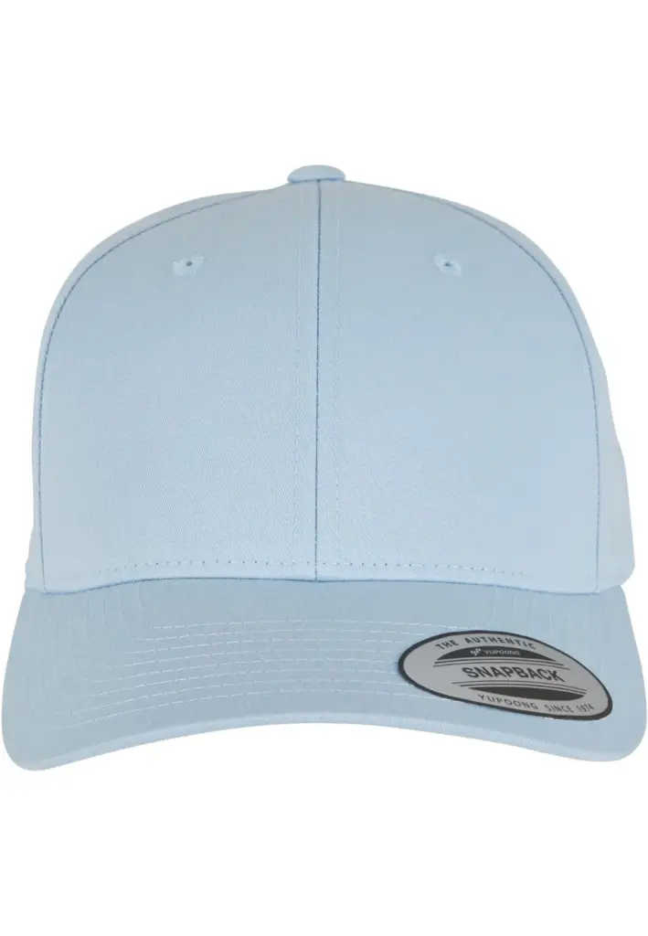 Klassieke afgeronde Snapbackpet, light blue — productfoto 34