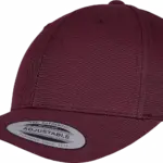 Klassieke afgeronde Snapbackpet, maroon — productfoto 37