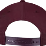 Klassieke afgeronde Snapbackpet, maroon — productfoto 38