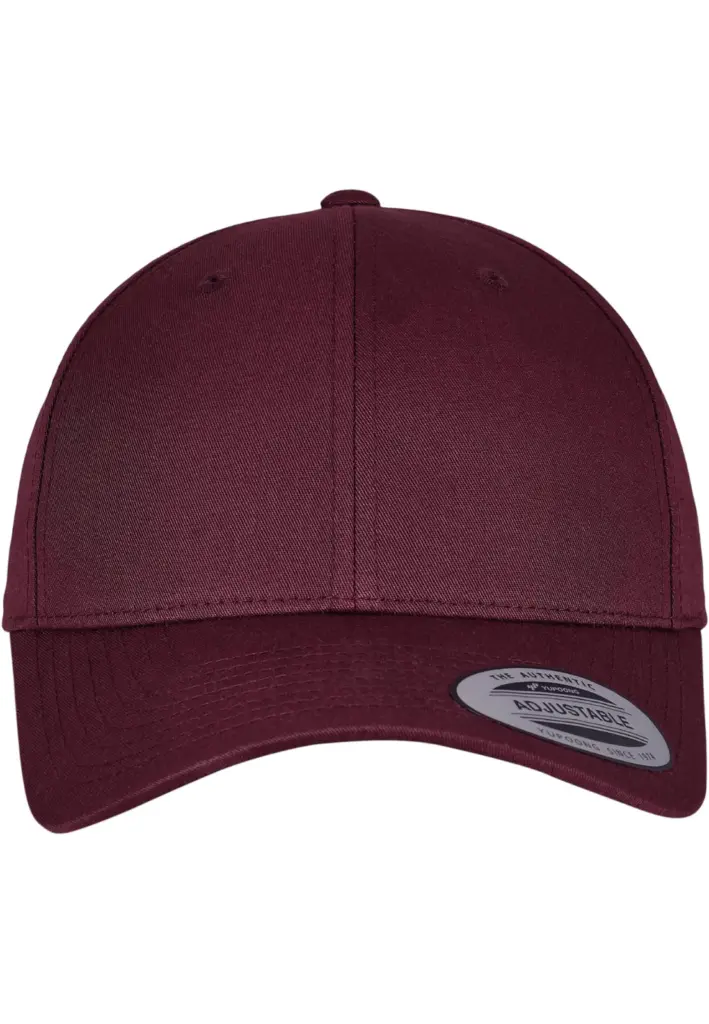 Klassieke afgeronde Snapbackpet, maroon — productfoto 64