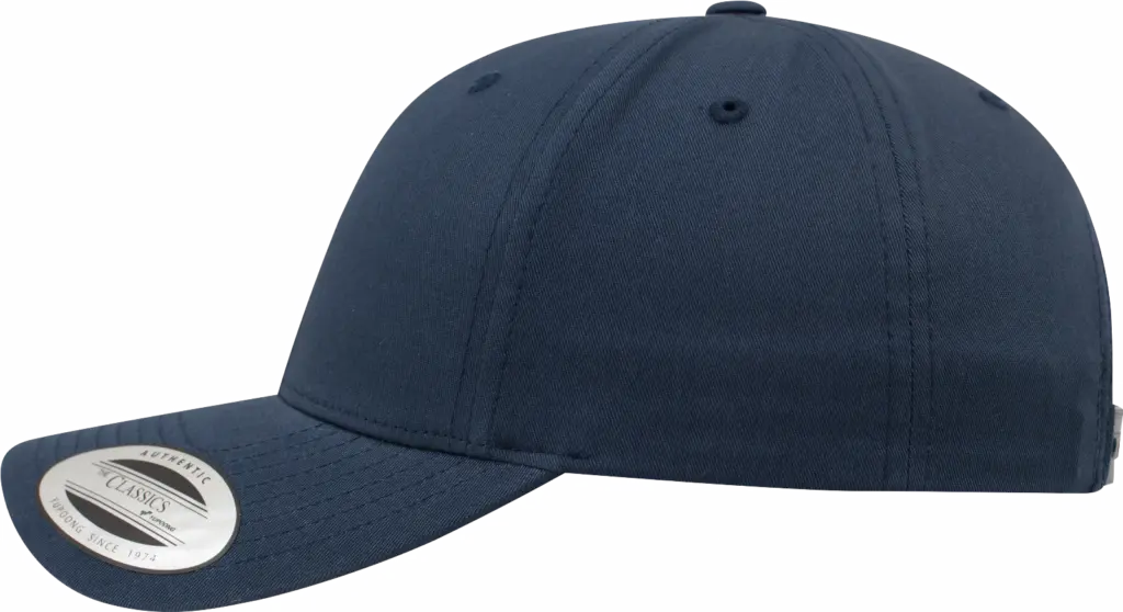 Klassieke afgeronde Snapbackpet, navy — productfoto 43