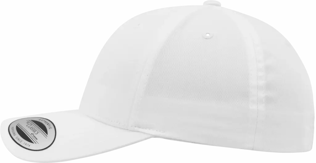 Klassieke afgeronde Snapbackpet, white — productfoto 56