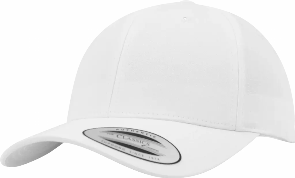 Klassieke afgeronde Snapbackpet, white — productfoto 57