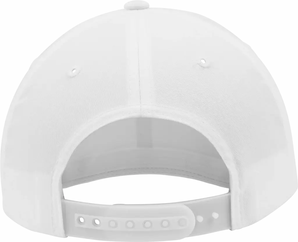 Klassieke afgeronde Snapbackpet, white — productfoto 58