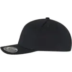 Curved Snapback-pet, black — productfoto 3
