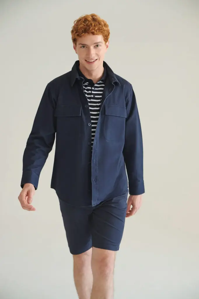 FR054-4_2026 - Hidalgo-werbeartikel Overshirt Drill — productfoto 4