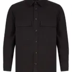PS_FR054_BLACK - Hidalgo-werbeartikel Overshirt Drill, black — productfoto 7