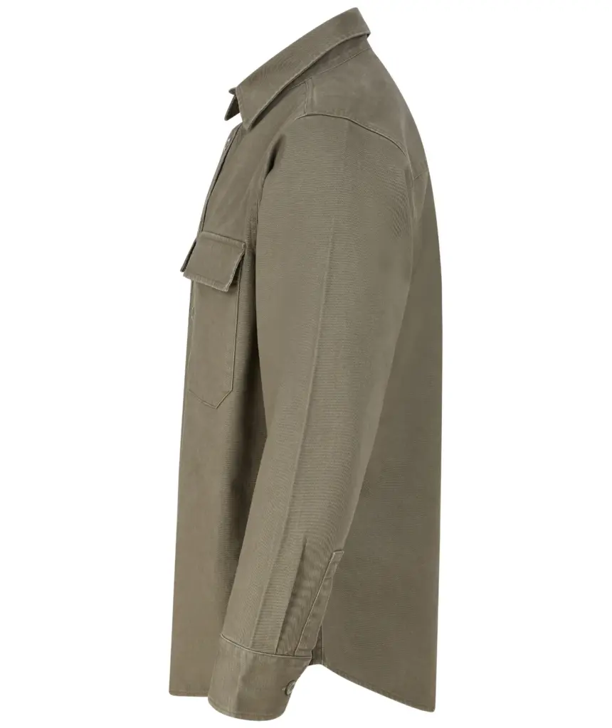 PS_FR054-S_KHAKI - Hidalgo-werbeartikel Overshirt Drill, khaki — productfoto 9