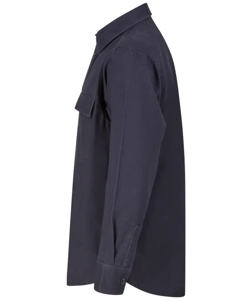 PS_FR054-S_NAVY - Hidalgo-werbeartikel Overshirt Drill, navy — productfoto 12