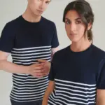 FR135-4_2026 - Hidalgo-werbeartikel Short sleeved breton t-shirt