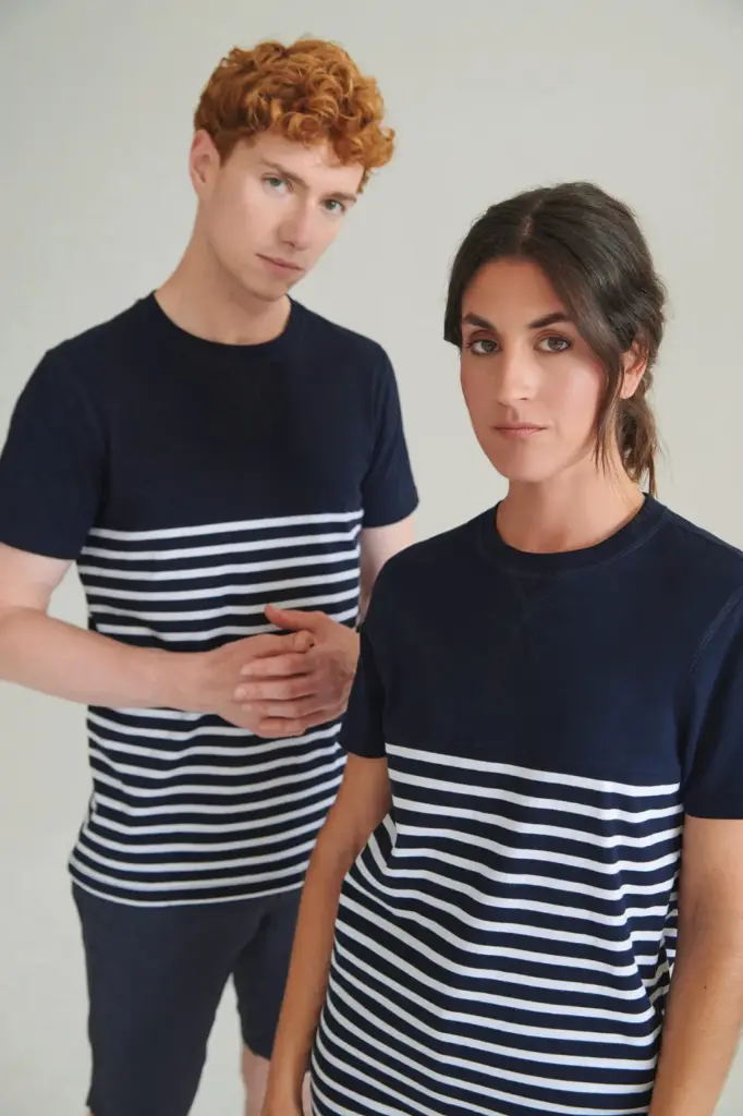 Short sleeved breton t-shirt