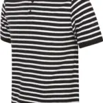 Gestreepte jersey polo, navy / white — productfoto 4