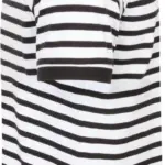 Gestreepte jersey polo, white / navy — productfoto 7