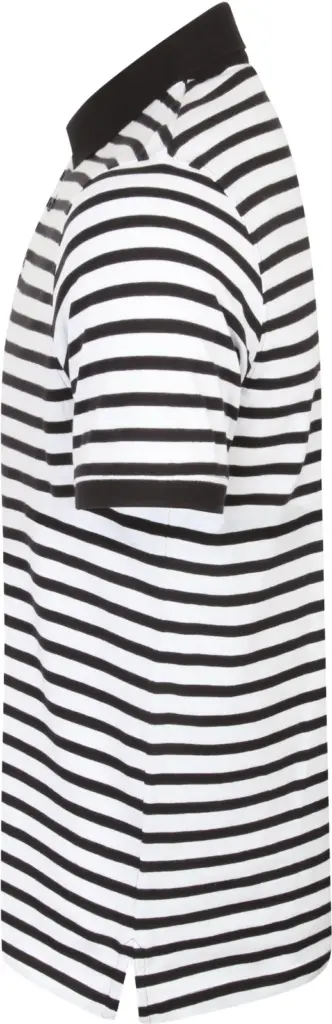 Gestreepte jersey polo, white / navy — productfoto 7