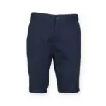 PS_FR605_NAVY - Hidalgo Men's Stretch Chino Shorts, navy — productfoto 4