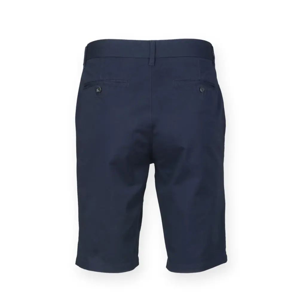 PS_FR605-B_NAVY - Hidalgo Men's Stretch Chino Shorts, navy — productfoto 5