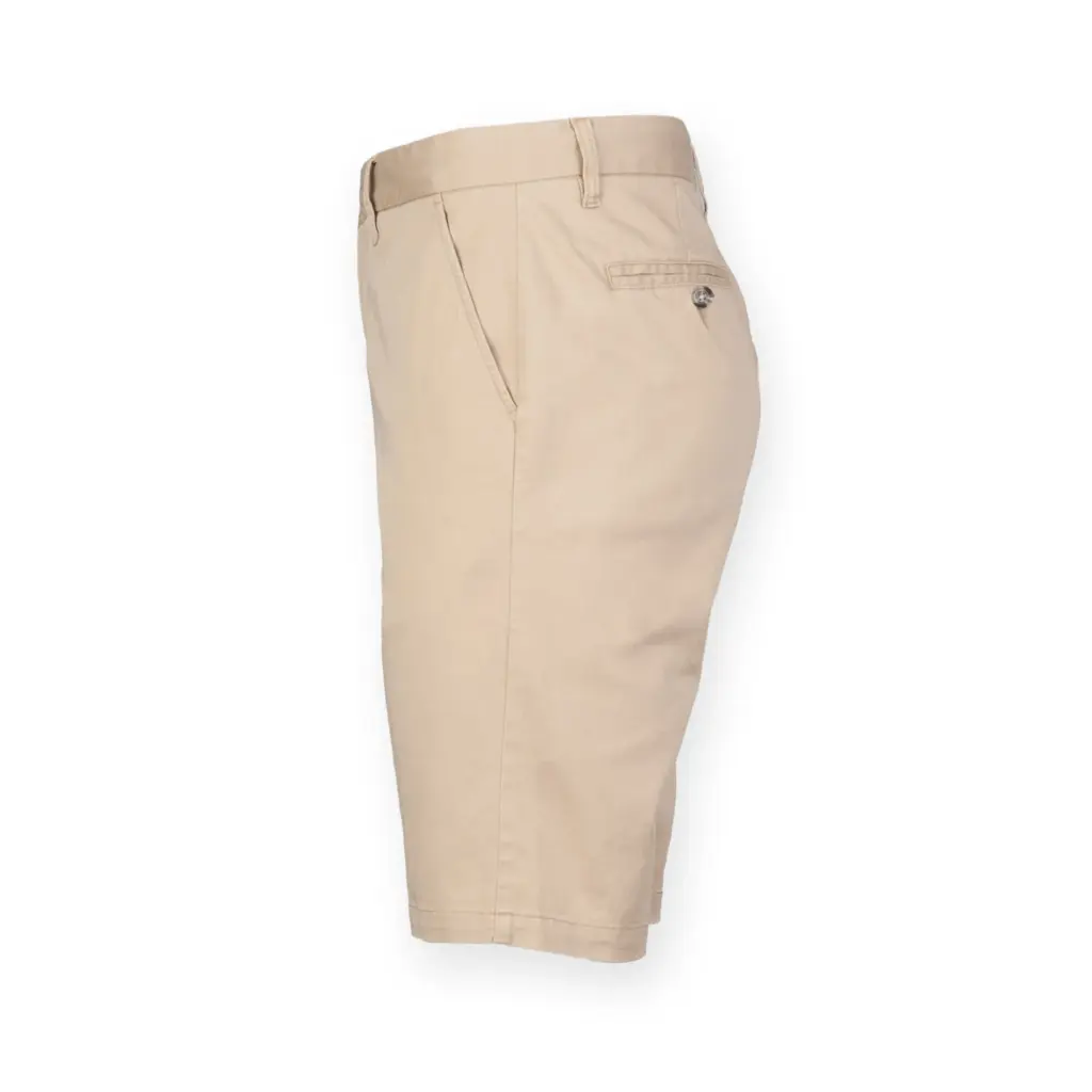 PS_FR605-S_STONE - Hidalgo Men's Stretch Chino Shorts, stone — productfoto 6