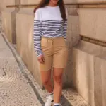 Ladies' Stretch Chino Shorts — productfoto 2