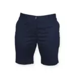PS_FR606_NAVY - Hidalgo Ladies' Stretch Chino Shorts, navy — productfoto 4