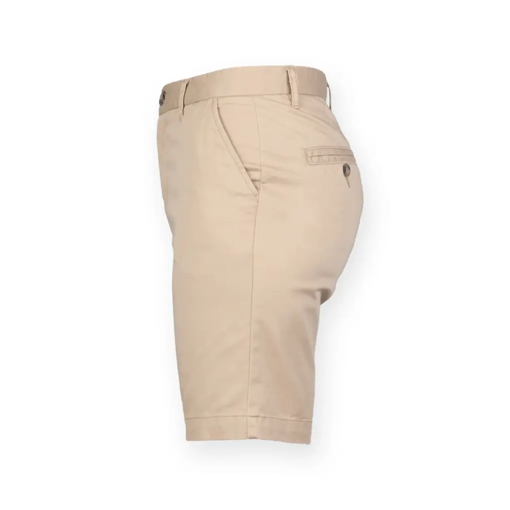 PS_FR606-S_STONE - Hidalgo Ladies' Stretch Chino Shorts, stone — productfoto 6