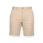 PS_FR606_STONE - Hidalgo Ladies' Stretch Chino Shorts, stone — productfoto 7