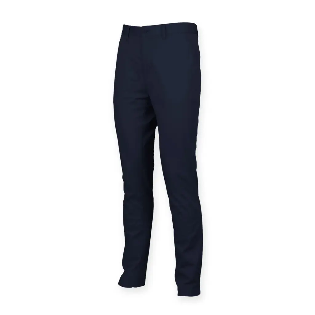PS_FR621-FS_NAVY - Hidalgo Men's Stretch Chino Trousers, navy — productfoto 4