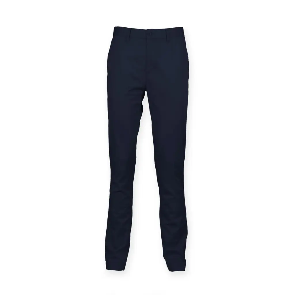 PS_FR621_NAVY - Hidalgo Men's Stretch Chino Trousers, navy — productfoto 5