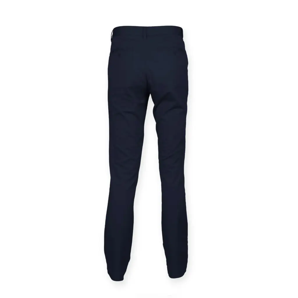 PS_FR621-B_NAVY - Hidalgo Men's Stretch Chino Trousers, navy — productfoto 6