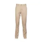 PS_FR621_STONE - Hidalgo Men's Stretch Chino Trousers, stone — productfoto 8