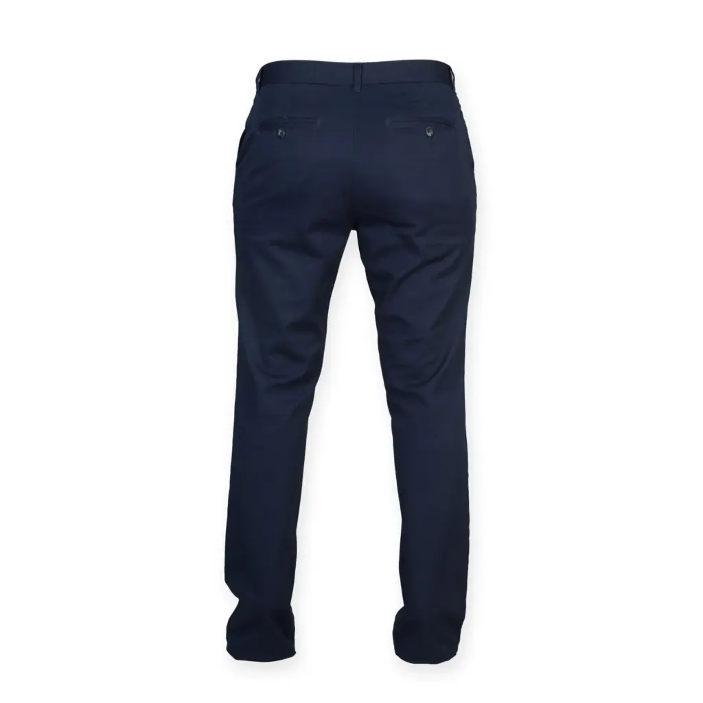 PS_FR622-B_NAVY - Hidalgo Ladies' Stretch Chino Trousers, navy — productfoto 6