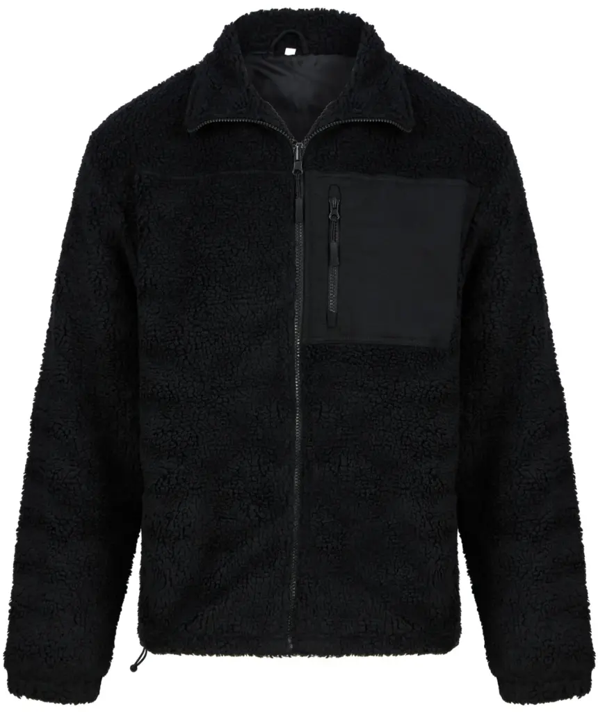 PS_FR854_BLACK - Hidalgo Gerecycled sherpafleece, black — productfoto 9