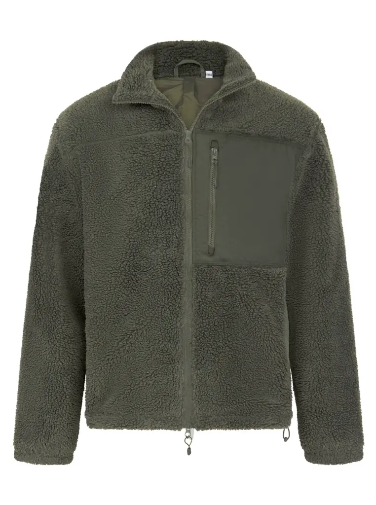 PS_FR854_DARKOLIVE - Hidalgo Gerecycled sherpafleece, dark olive — productfoto 11