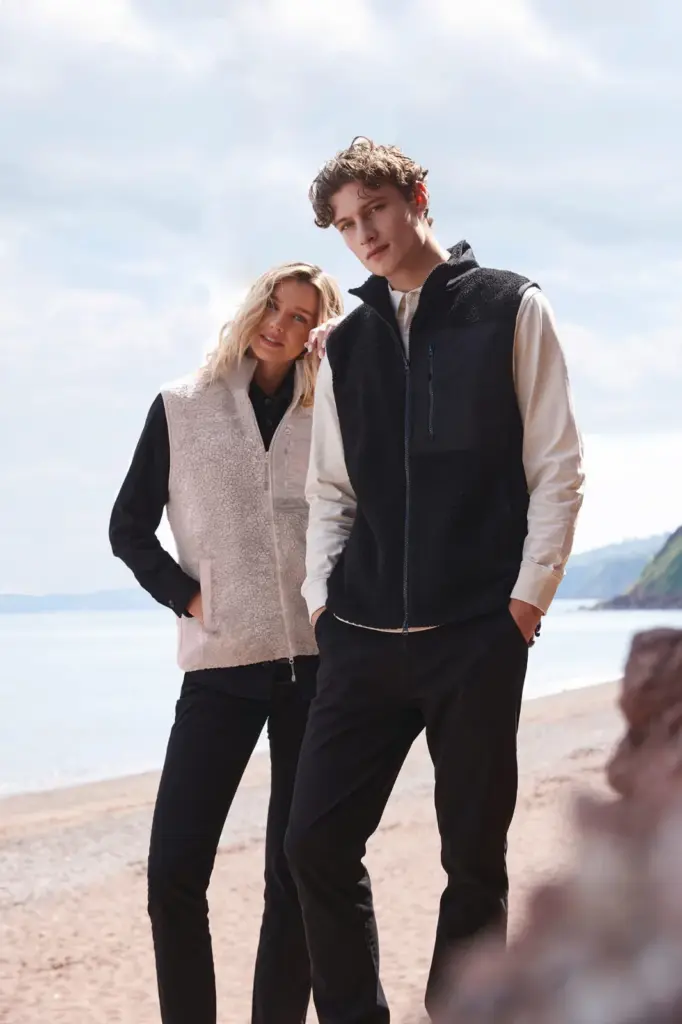 Gerecycled sherpa gilet