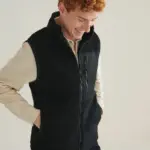 Gerecycled sherpa gilet — productfoto 2