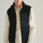 Gerecycled sherpa gilet — productfoto 3