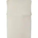Gerecycled sherpa gilet, natural — productfoto 14