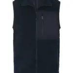 Gerecycled sherpa gilet, navy — productfoto 17