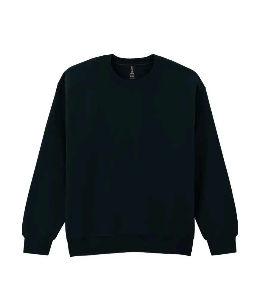 Dryblend® Adult Sweater met ronde hals, black — productfoto 4